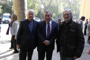 Junto a Jorge Goic y Francisco Brugnoli